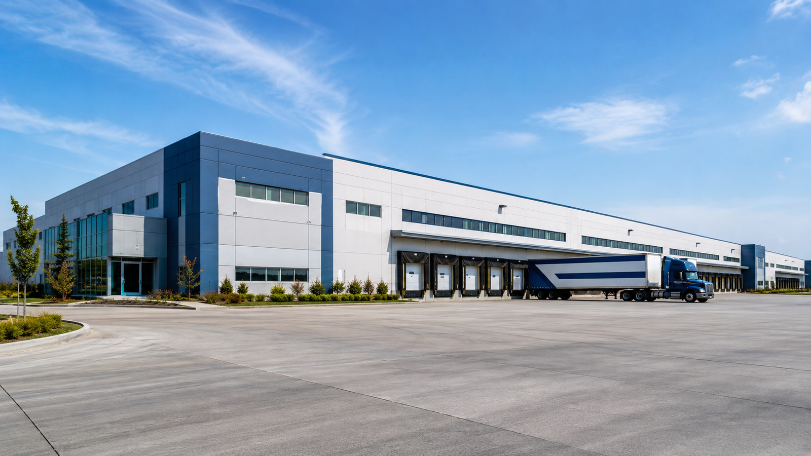 Imagem a gerar: centro de distribuição industrial Taurus